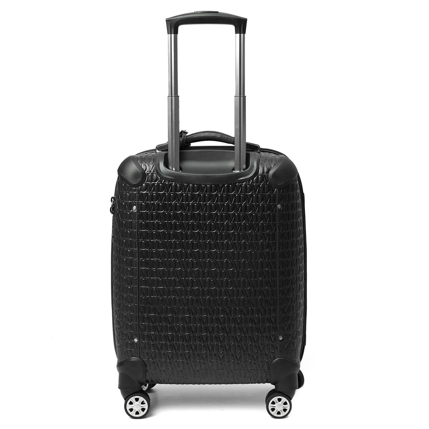 Monogram Leather Trolley - Black