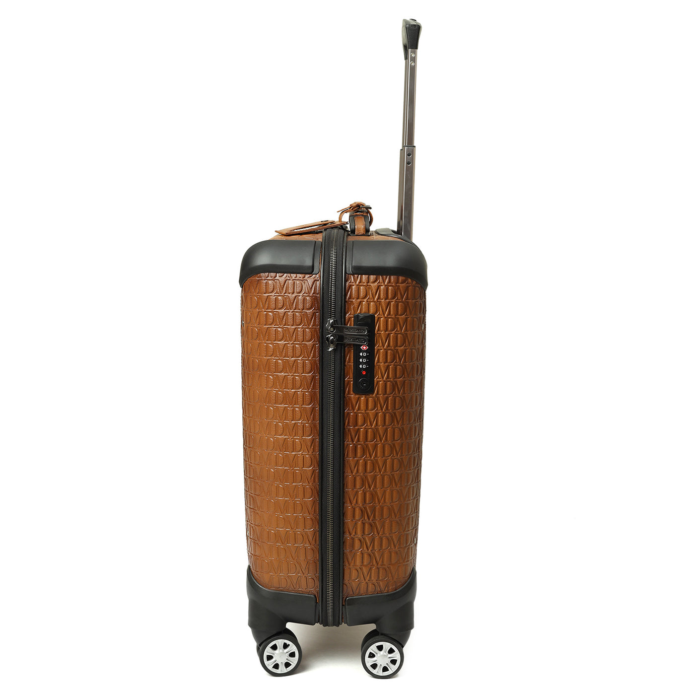 Monogram Leather Trolley - Cognac