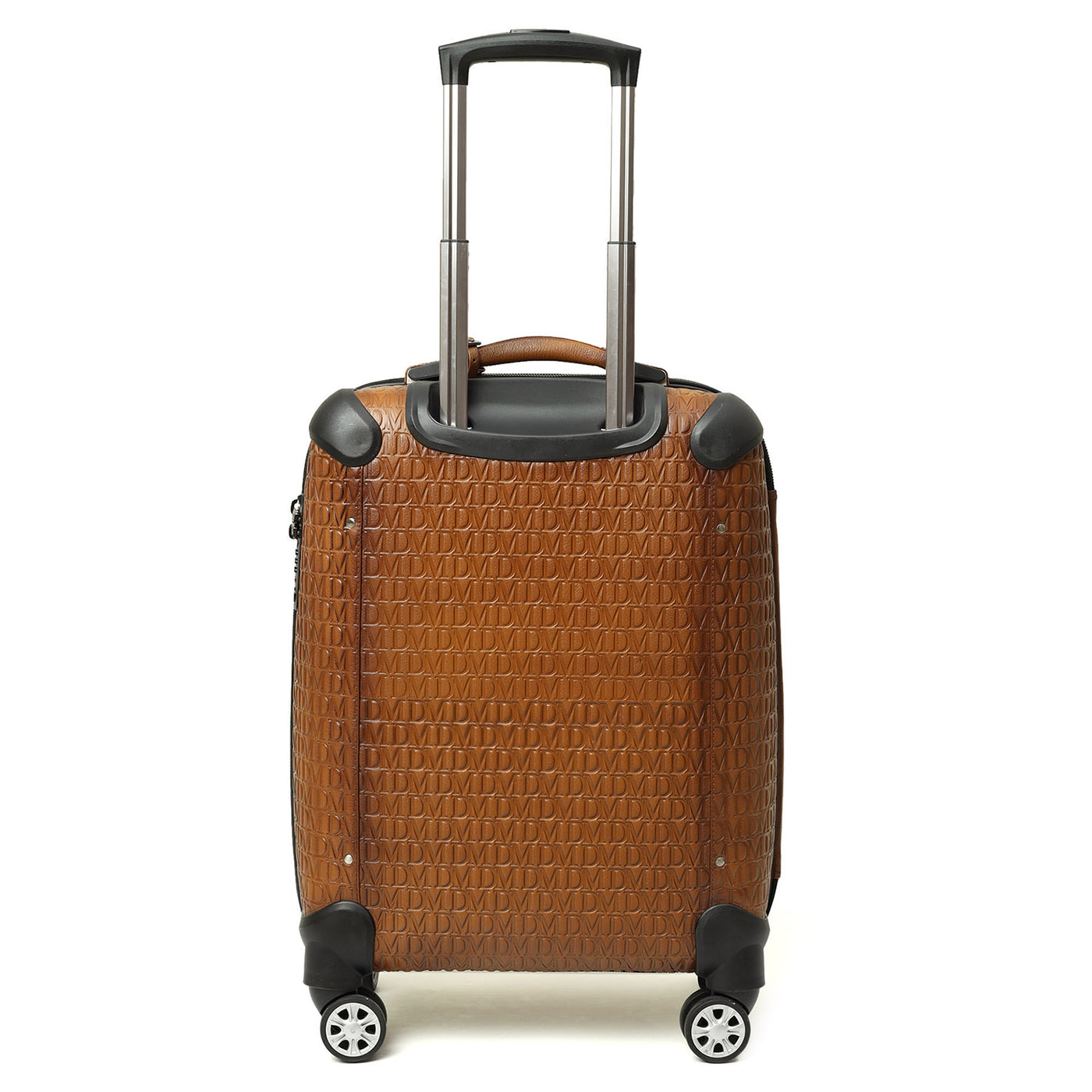 Monogram Leather Trolley - Cognac