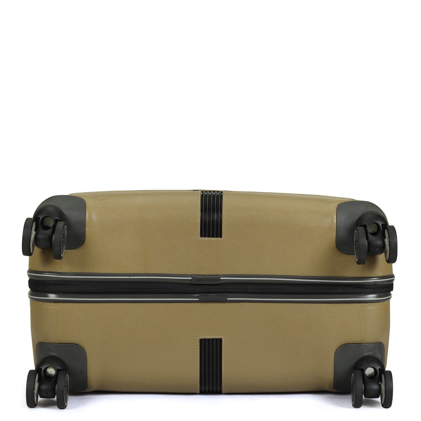 Large PC Ostrich Leather Trolley - Olive