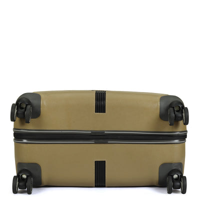 Small PC Ostrich Leather Trolley - Olive