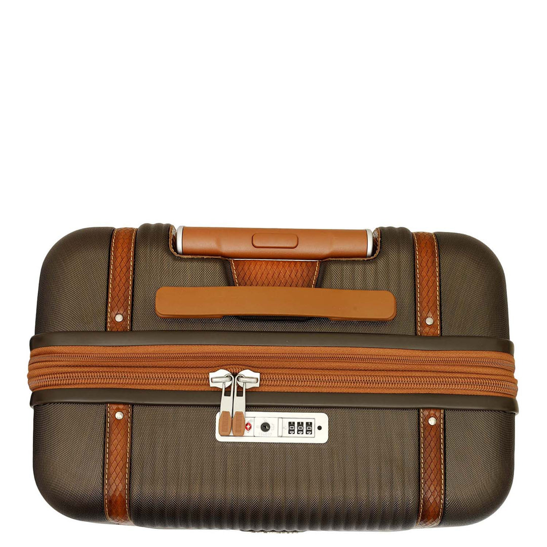 Imprint Check-In PC Trolley (L)- Bronze & Cognac
