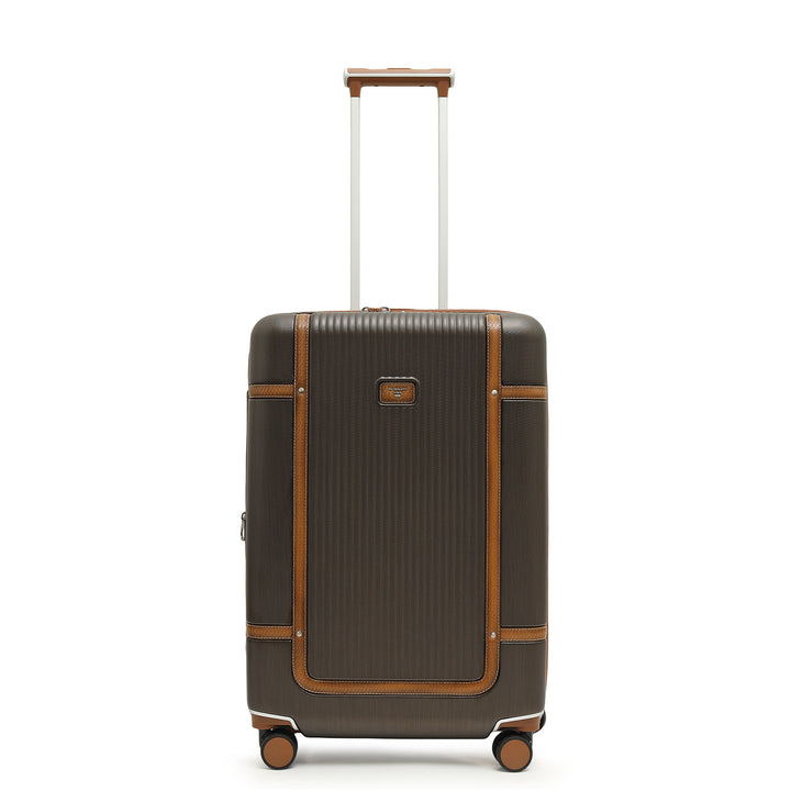 Classic Check-In PC Trolley (M)- Bronze & Cognac