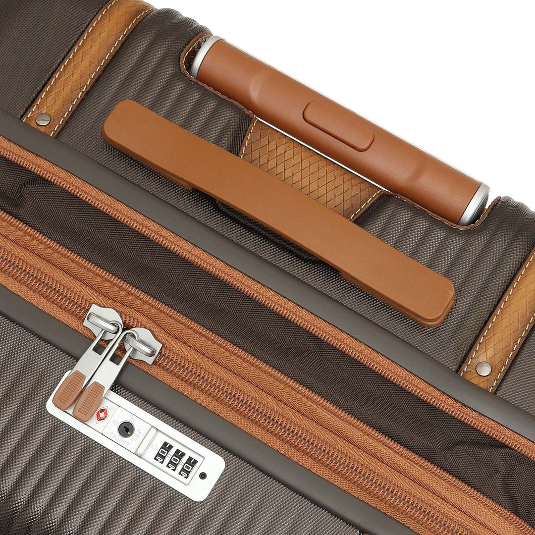 Classic Check-In PC Trolley (M)- Bronze & Cognac