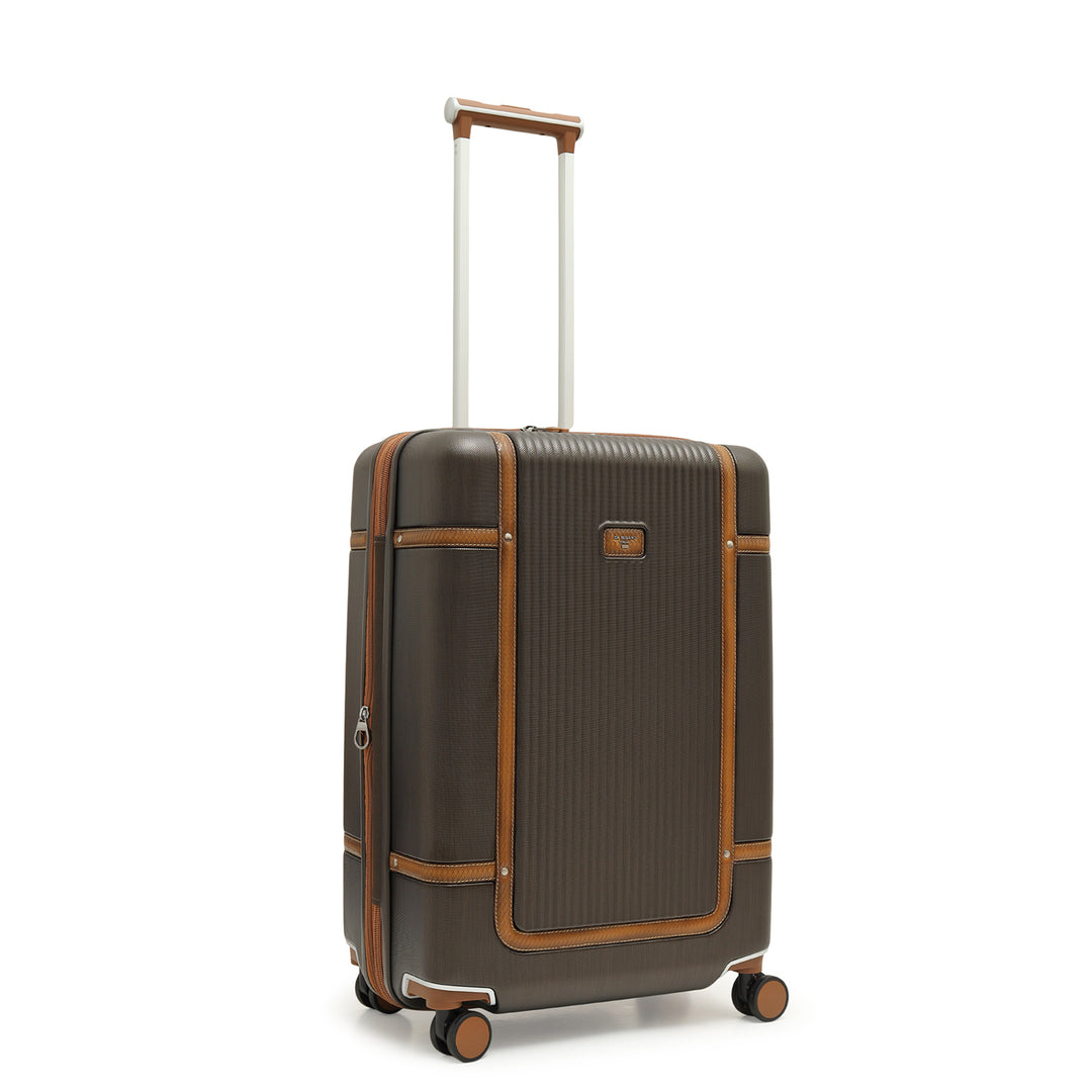 Classic Check-In PC Trolley (M)- Bronze & Cognac