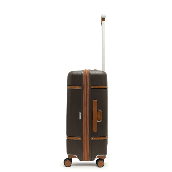 Classic Check-In PC Trolley (M)- Bronze & Cognac