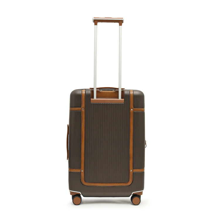 Classic Check-In PC Trolley (M)- Bronze & Cognac