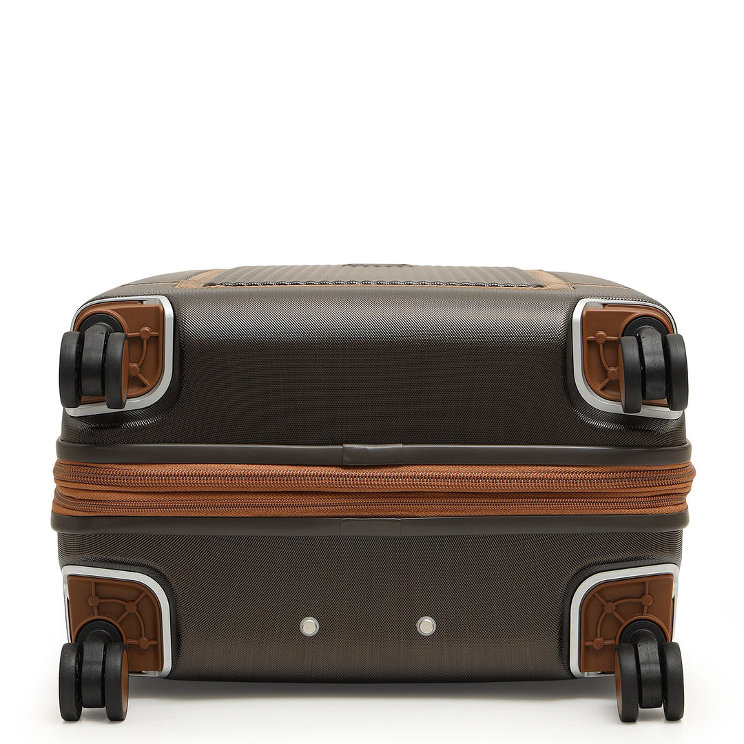 Classic Check-In PC Trolley (M)- Bronze & Cognac