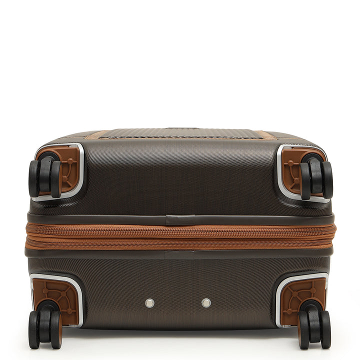 Classic Check-In PC Trolley (M)- Bronze & Cognac