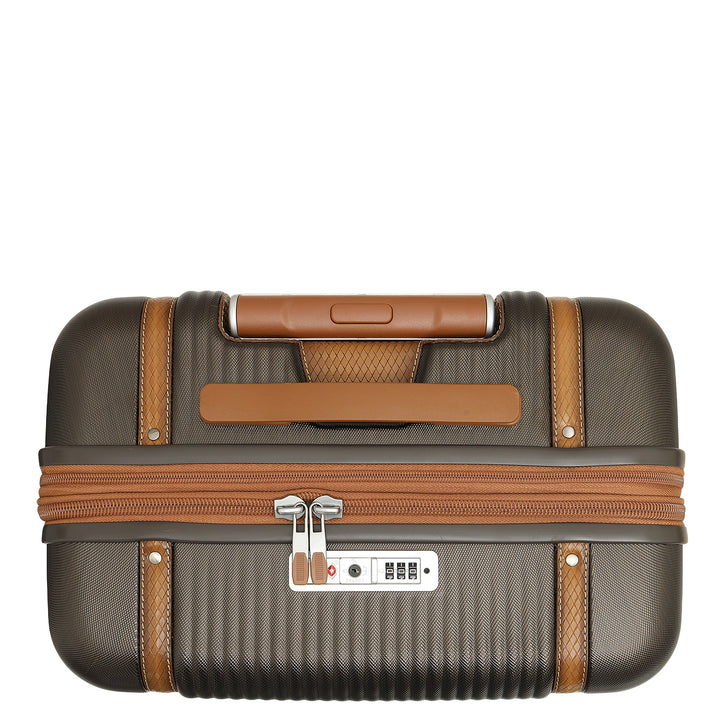 Classic Check-In PC Trolley (M)- Bronze & Cognac