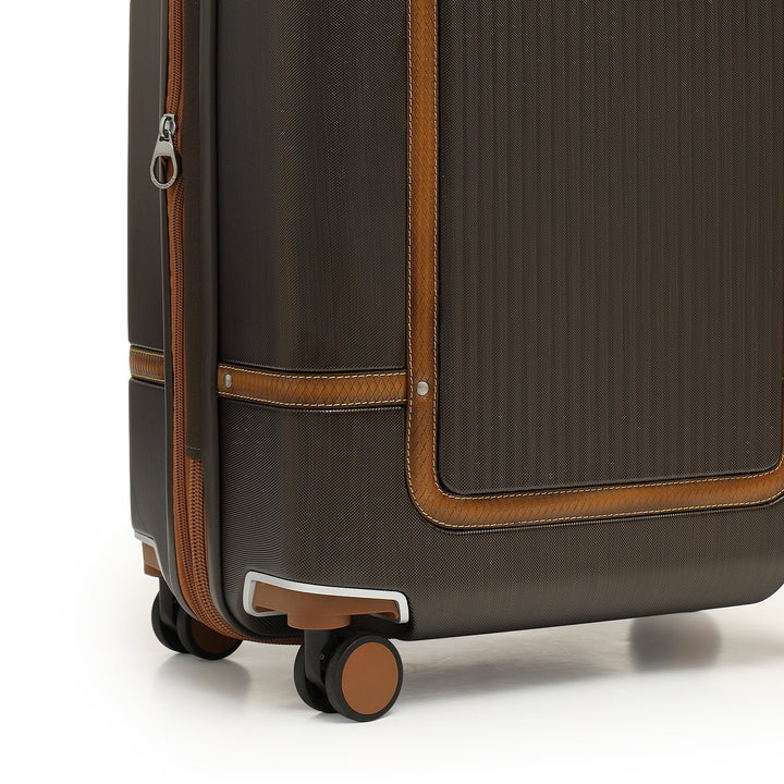 Classic Check-In PC Trolley (M)- Bronze & Cognac