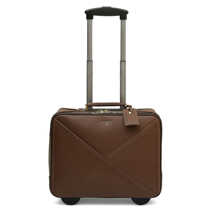 Franzy Leather Trolley - Brown