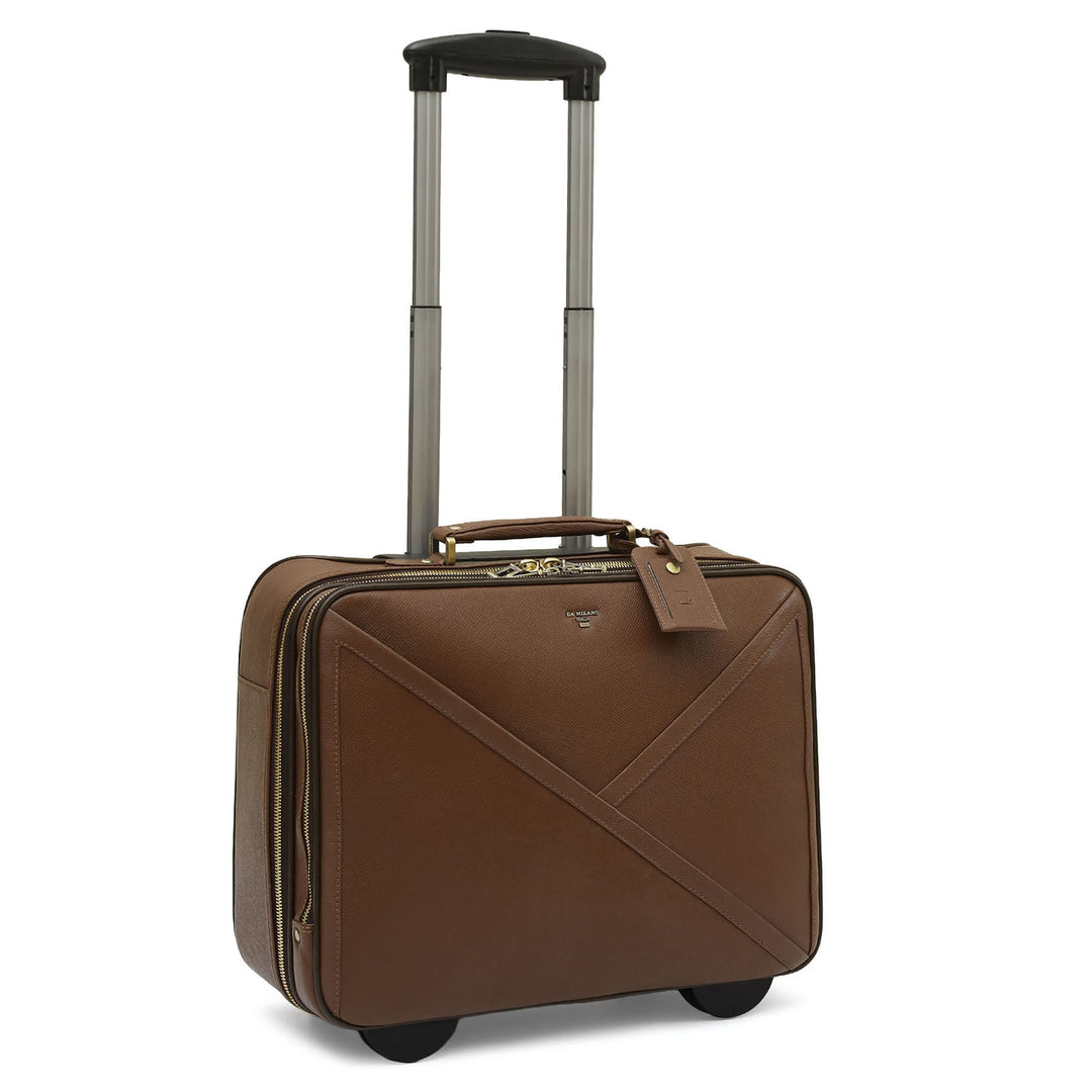 Franzy Leather Trolley - Brown