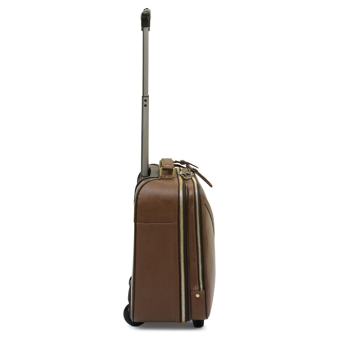 Franzy Leather Trolley - Brown