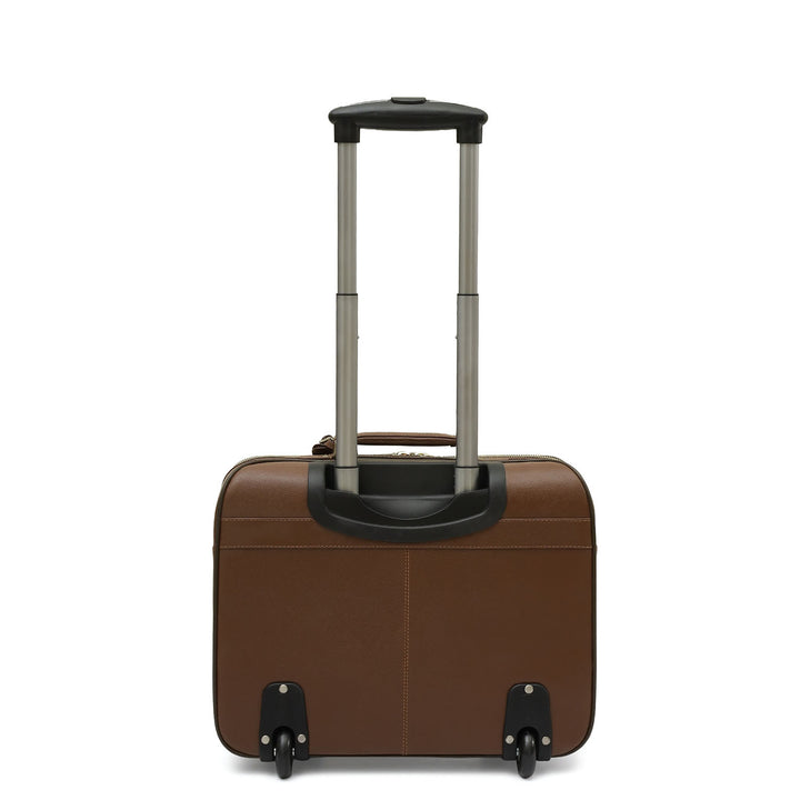 Franzy Leather Trolley - Brown