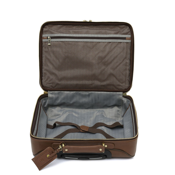 Franzy Leather Trolley - Brown