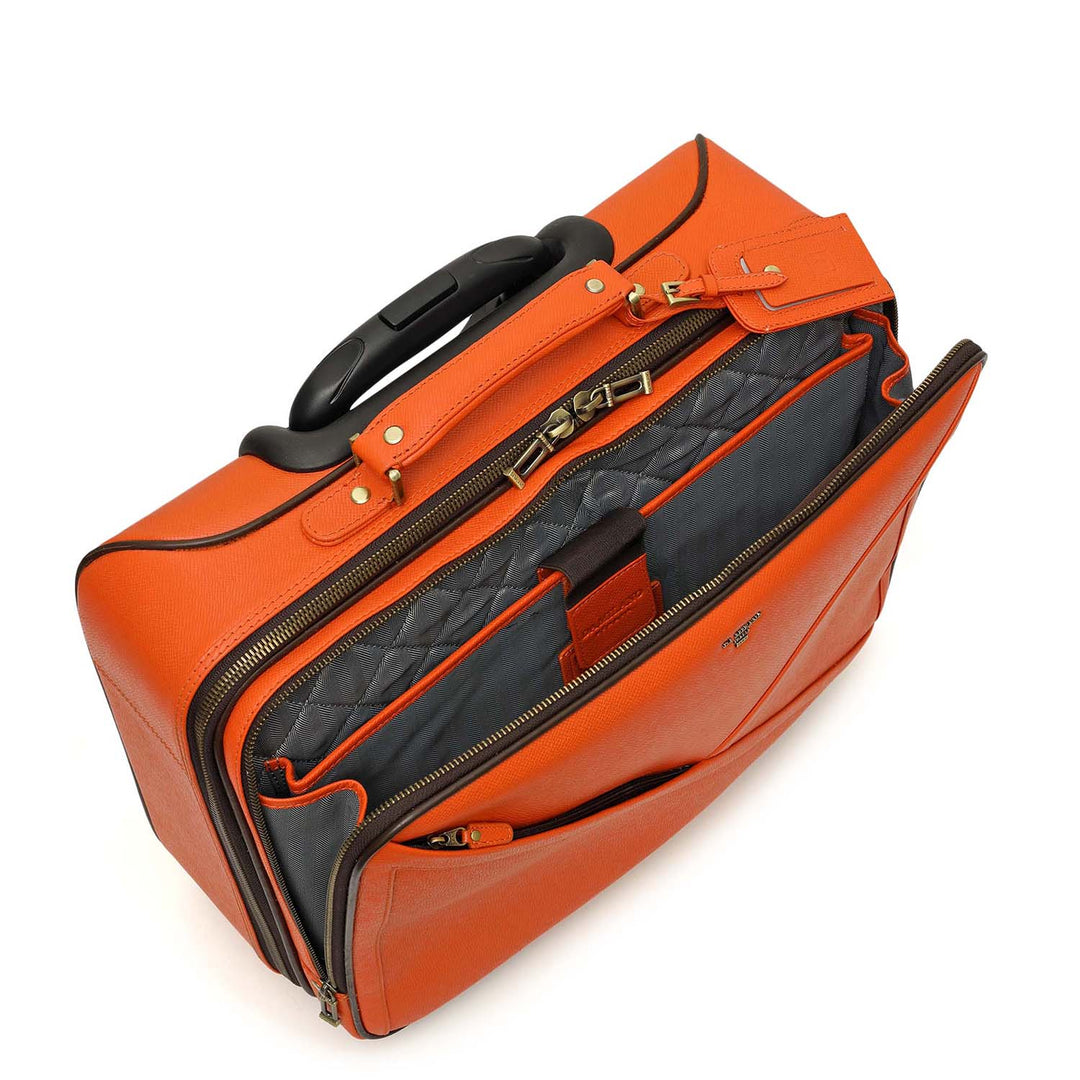 Classic Carry-On Trolley - Pumpkin