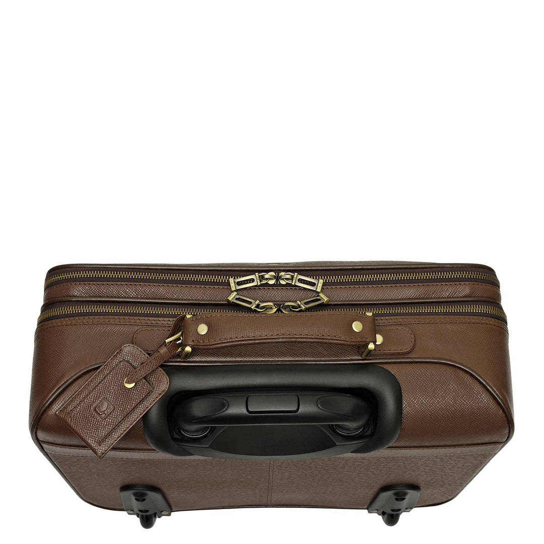 Classic Carry-On Trolley - Walnut