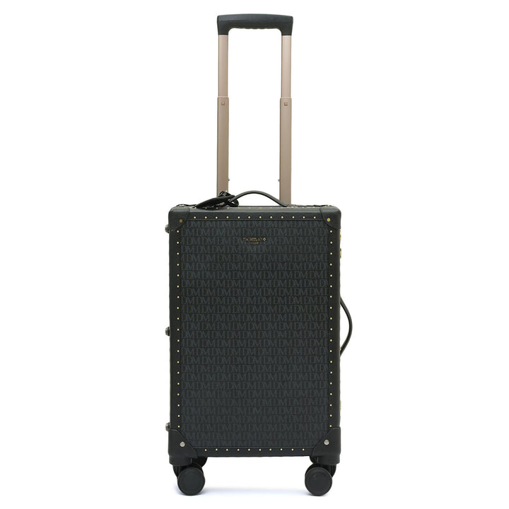 Monogram Franzy Leather Trunk Trolley  - Black