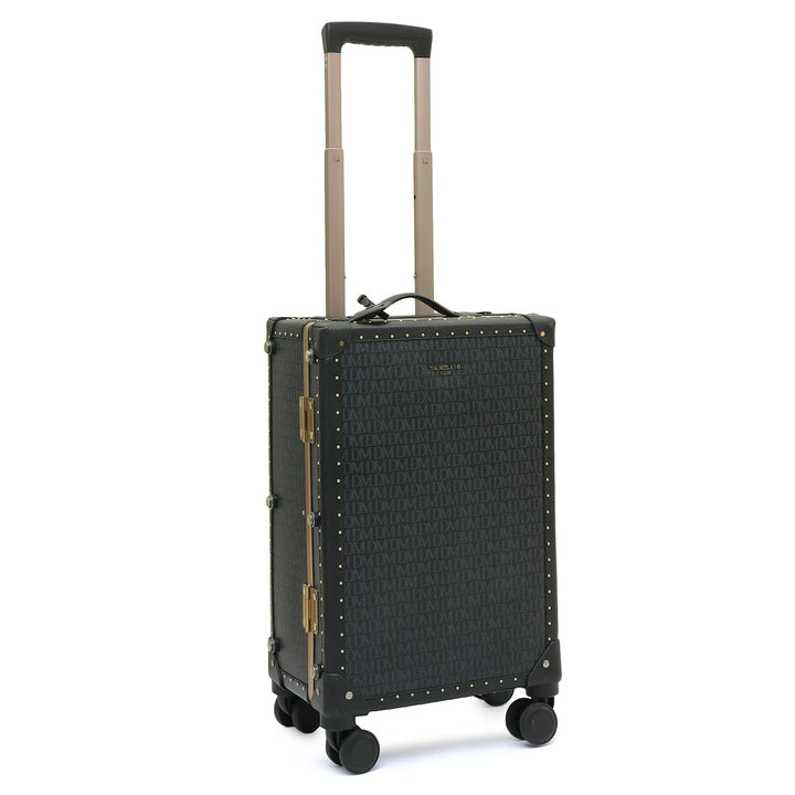 Monogram Franzy Leather Trunk Trolley  - Black