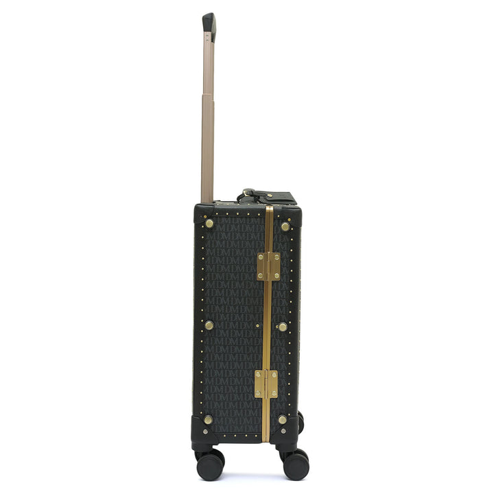 Monogram Franzy Leather Trunk Trolley  - Black
