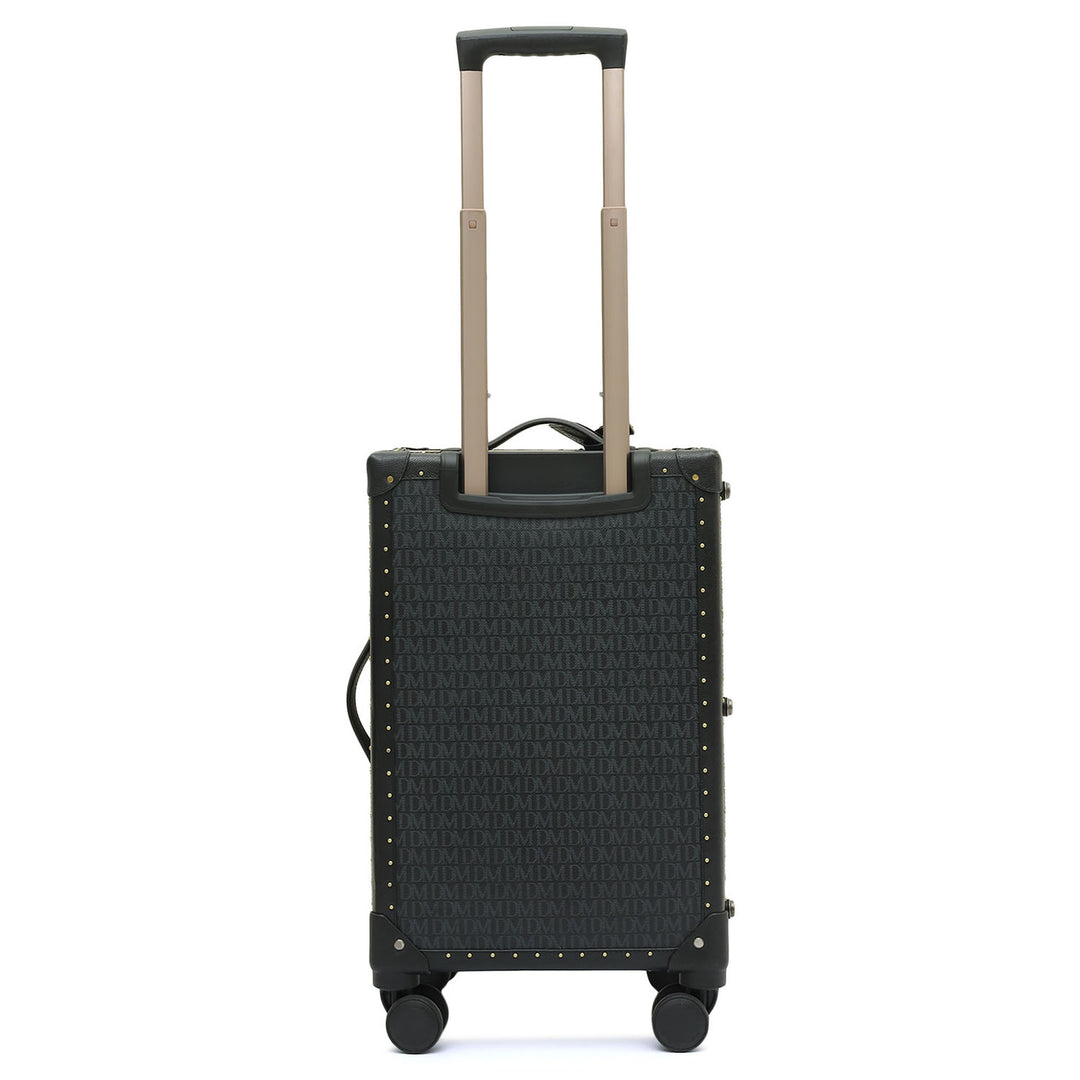 Monogram Franzy Leather Trunk Trolley  - Black