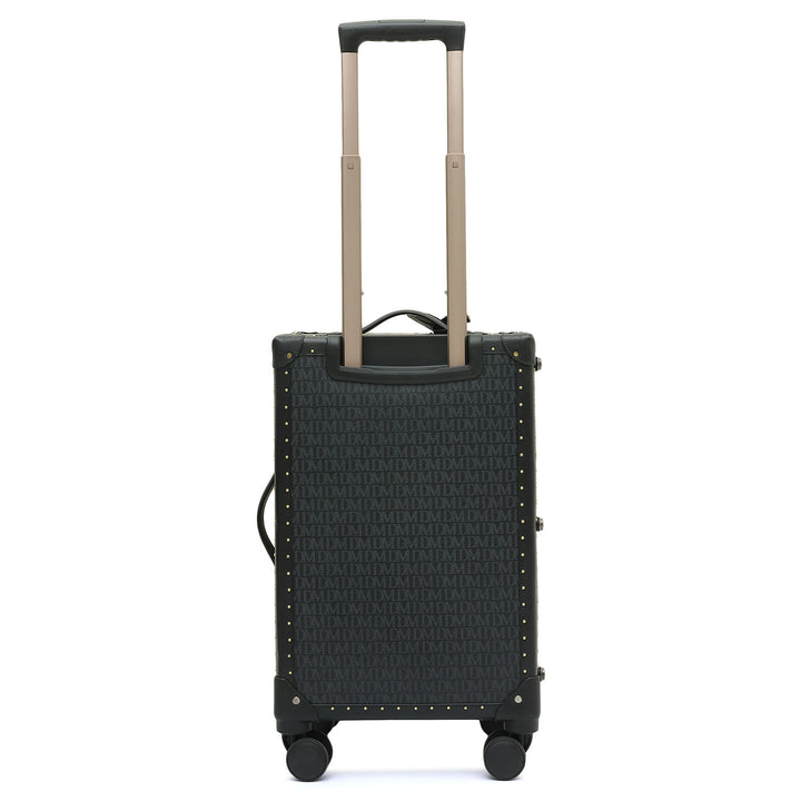 Monogram Franzy Leather Trunk Trolley  - Black