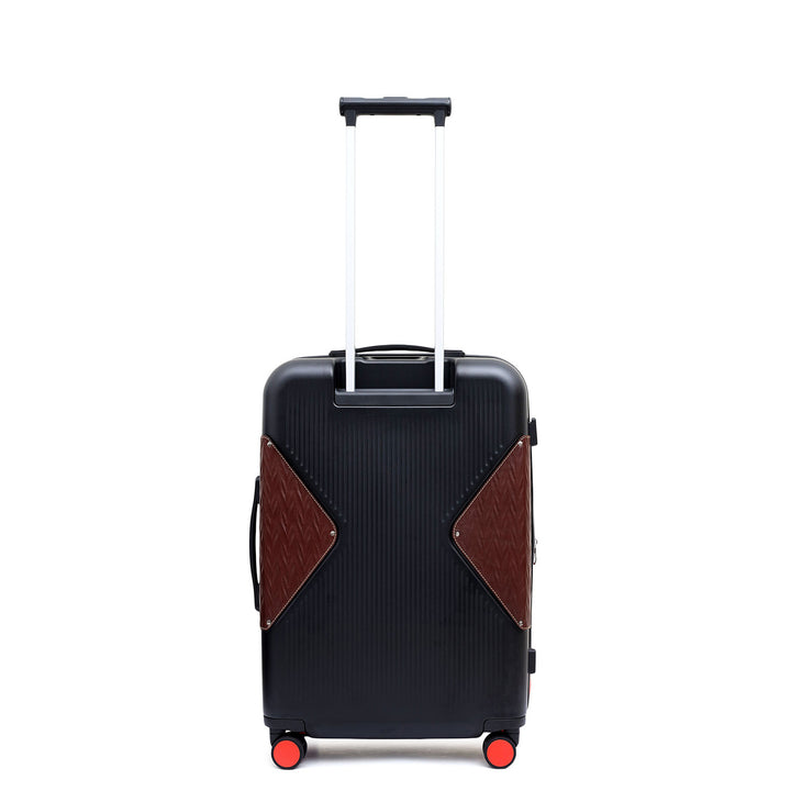 PC Trolley (Medium) - Black & Burgundy
