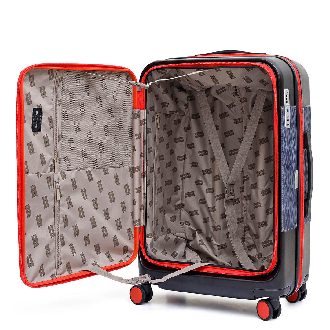 Check-In PC Trolley (M) - Black & Blue