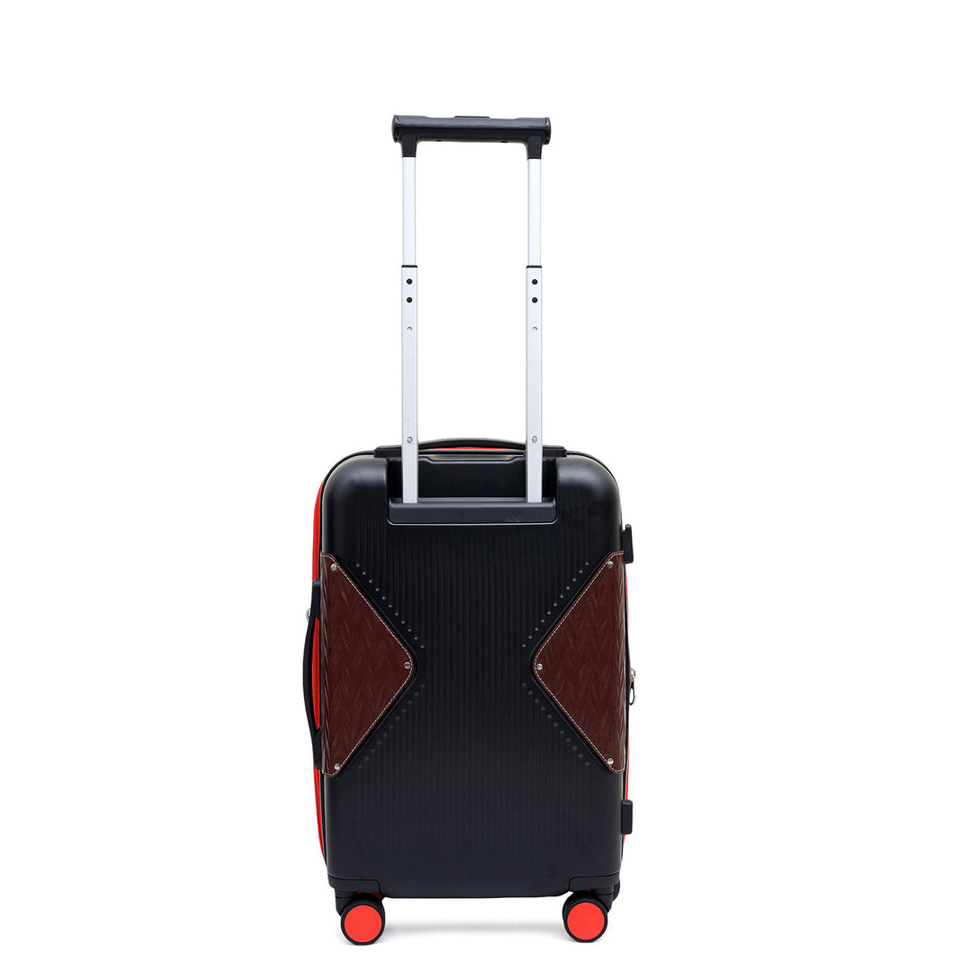 Cabin PC Trolley (S) - Black & Burgundy