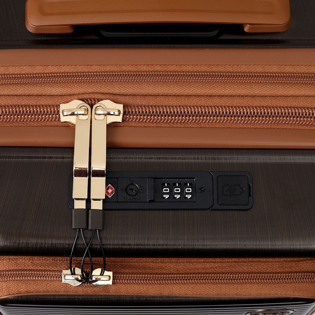 Viaggio Cabin Trolley - Bronze & Cognac