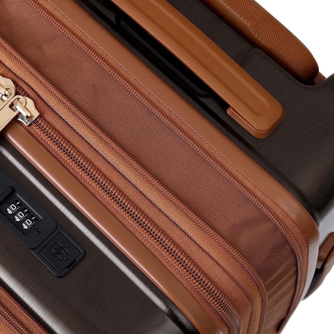 Viaggio Cabin Trolley - Bronze & Cognac