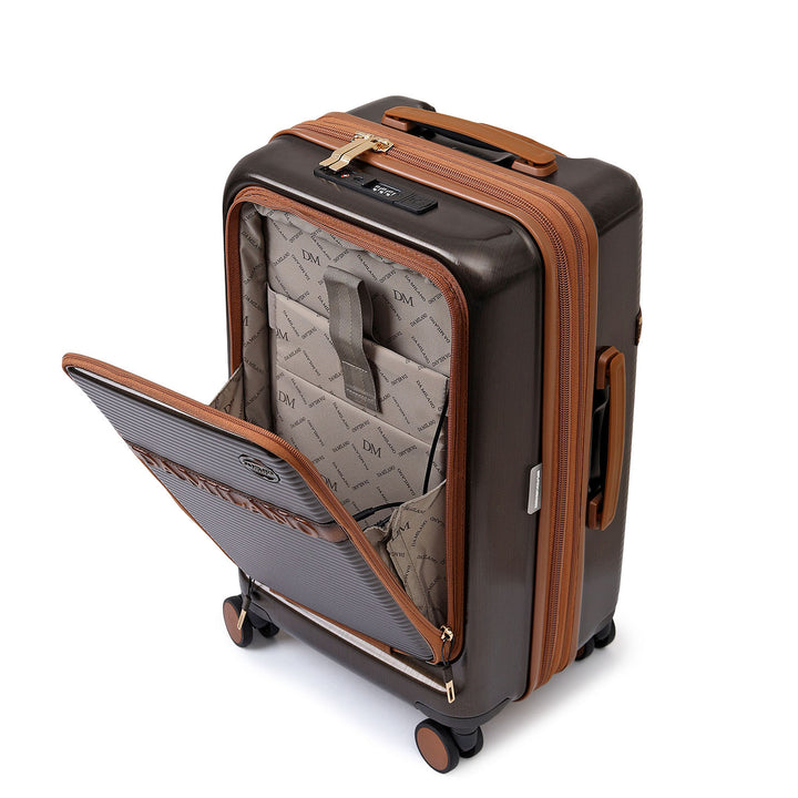 Viaggio Cabin Trolley - Bronze & Cognac