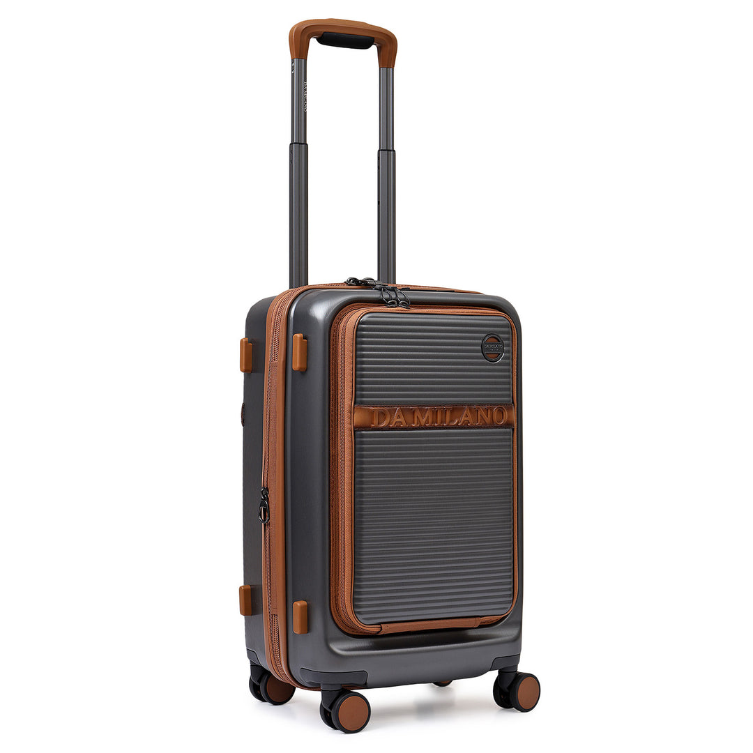 Viaggio Cabin Trolley - Grey & Cognac