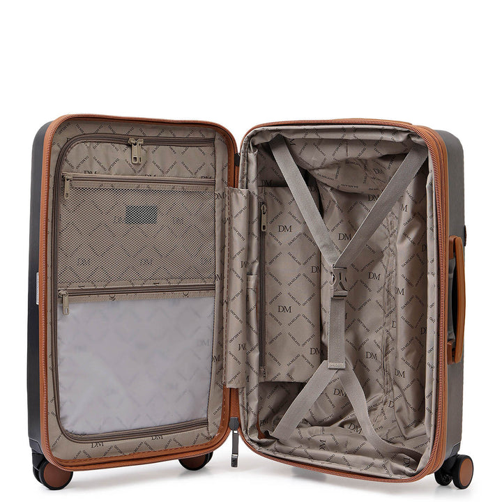 Viaggio Cabin Trolley - Grey & Cognac