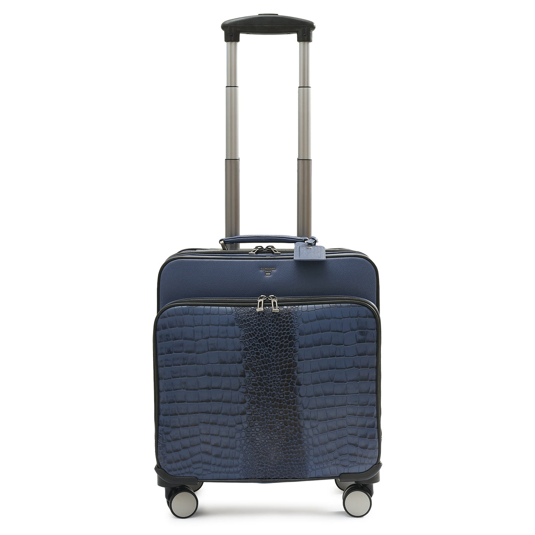 Croco Franzy Leather Overnighter Trolley Stardust
