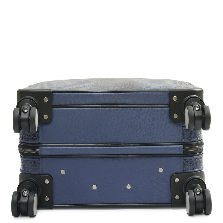 Croco Franzy Leather Overnighter Trolley - Stardust