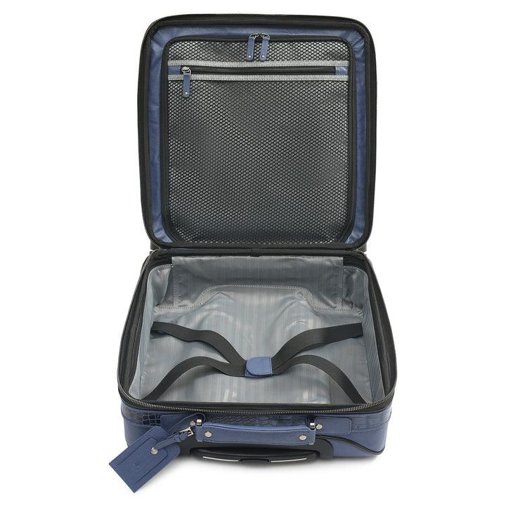 Croco Franzy Leather Overnighter Trolley - Stardust