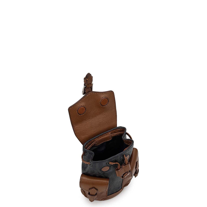 Aristo Bag Hanging - Black & Cognac
