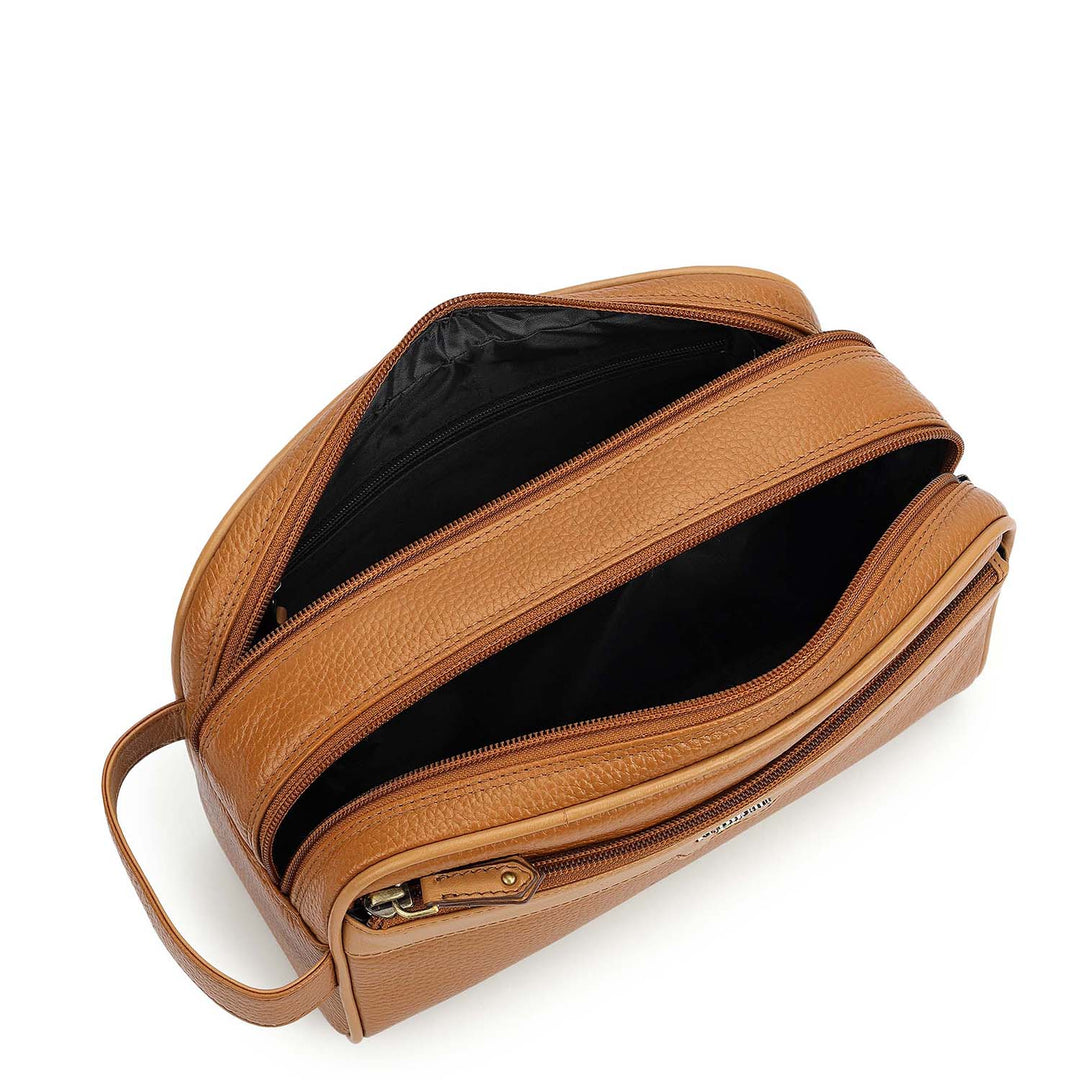 Classic Vanity Pouch - Caramel