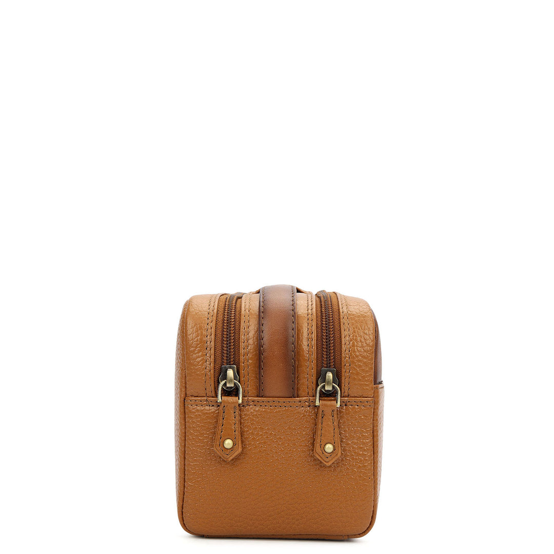 Classic Vanity Pouch - Caramel
