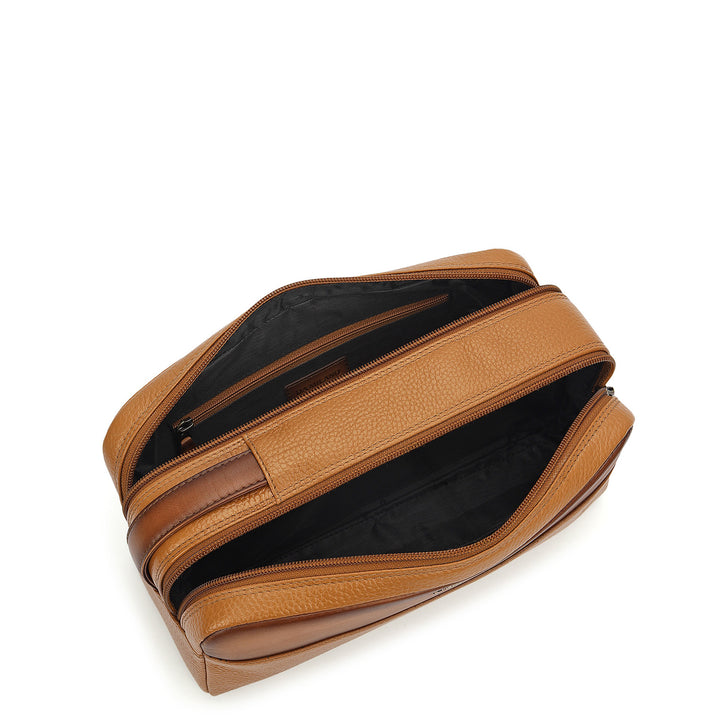 Classic Vanity Pouch - Caramel