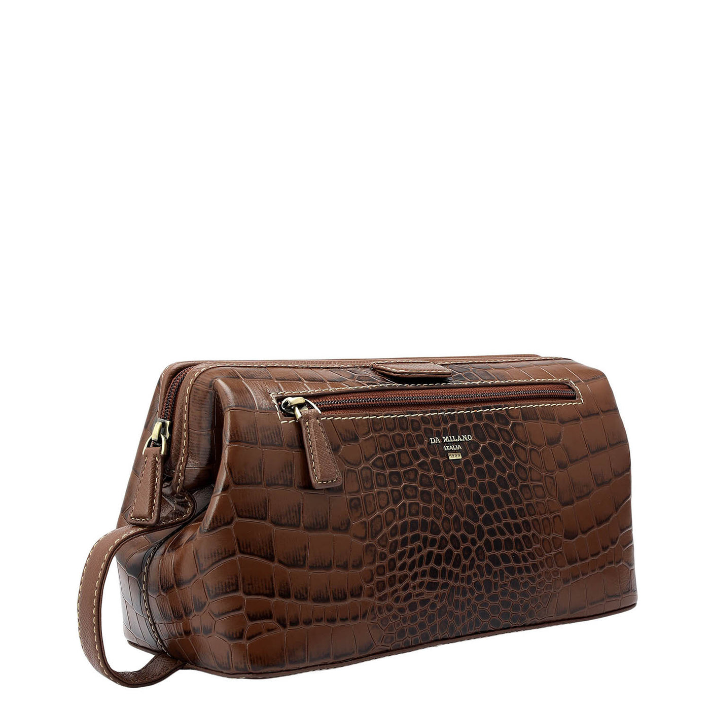Croco Leather Vanity Case - Date