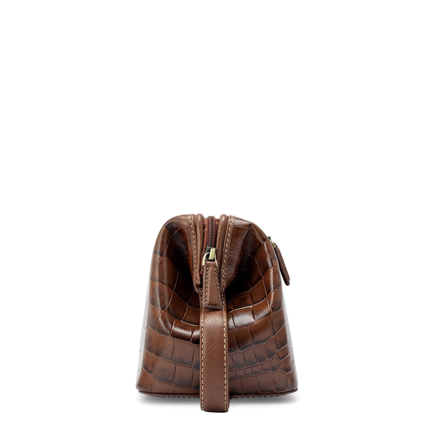 Croco Leather Vanity Case - Date