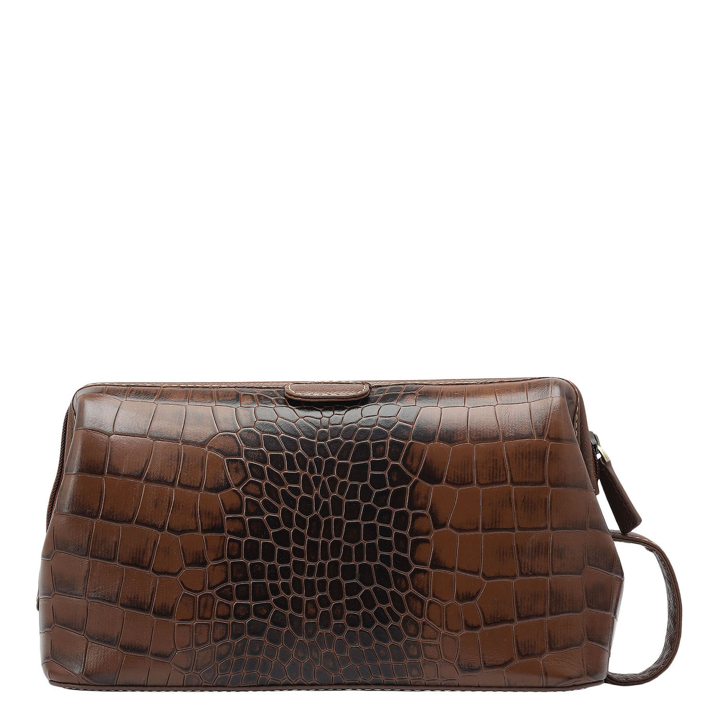 Croco Leather Vanity Case - Date