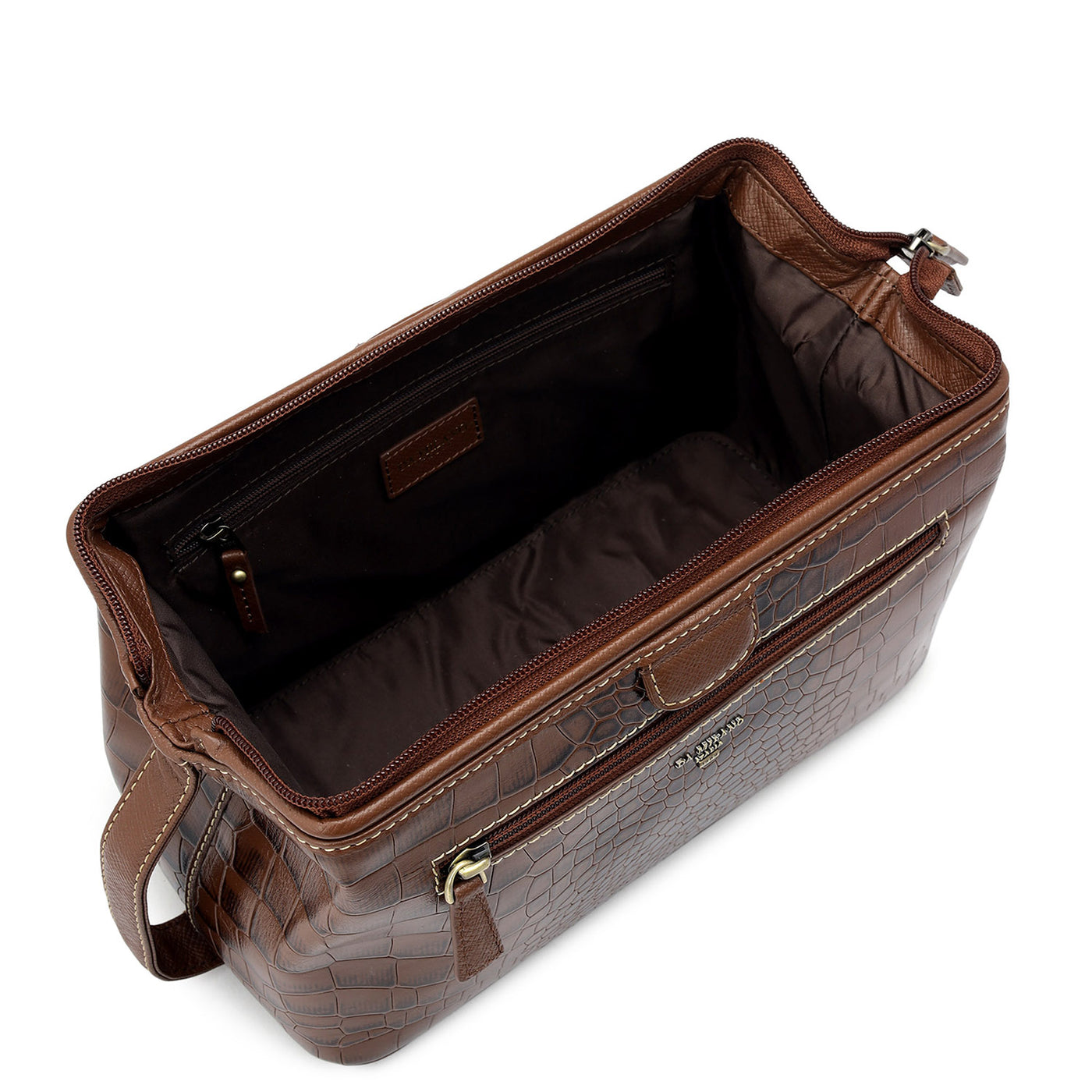 Croco Leather Vanity Case - Date