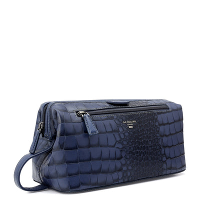 Croco Leather Vanity Case - Stardust