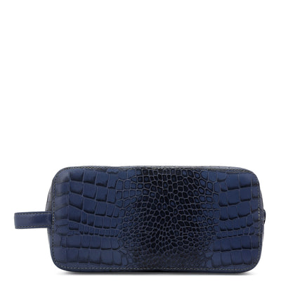 Croco Leather Vanity Case - Stardust