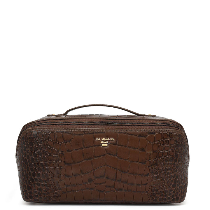 Classic Vanity Pouch - Walnut (L)