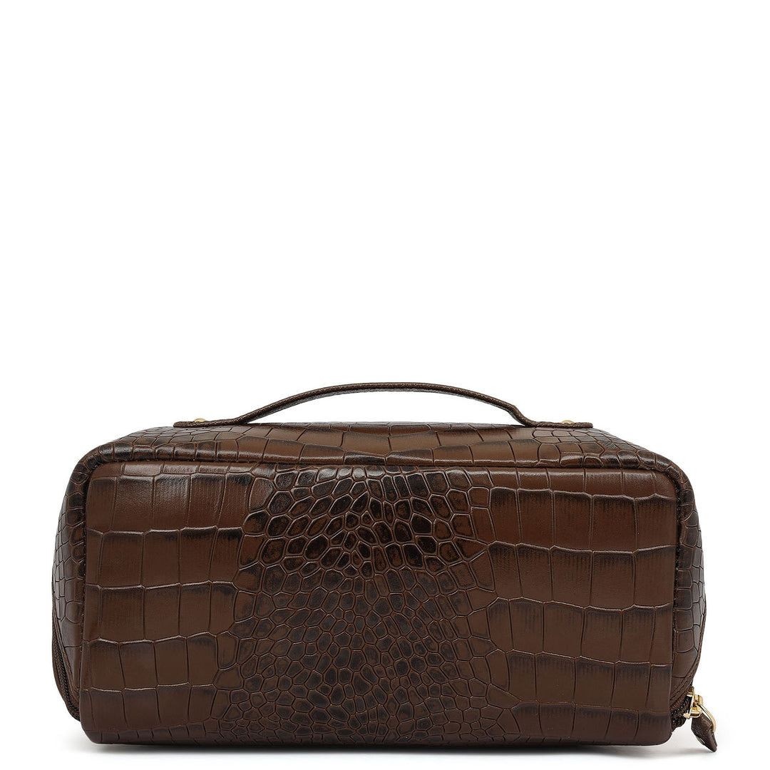 Classic Vanity Pouch - Walnut (L)